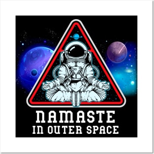 Namaste in Outer Space Posters and Art